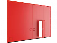 Автоматические противопожарные распашные ворота DoorHan 3400х3400мм