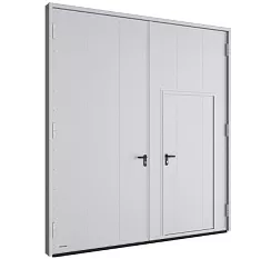 Распашные гаражные ворота 2800x2800